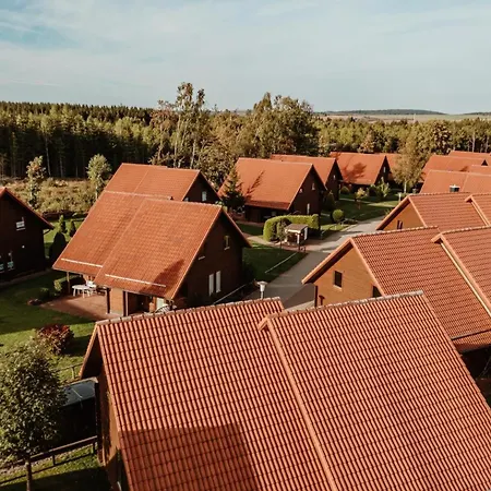 Holzblock-ferienhaus Im Naturerlebnisdorf Blauvogel Hasselfelde
