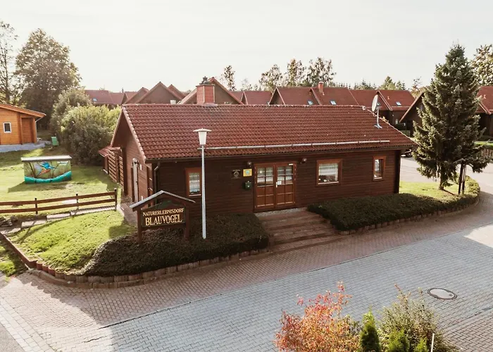 Holzblock-ferienhaus Im Naturerlebnisdorf Blauvogel