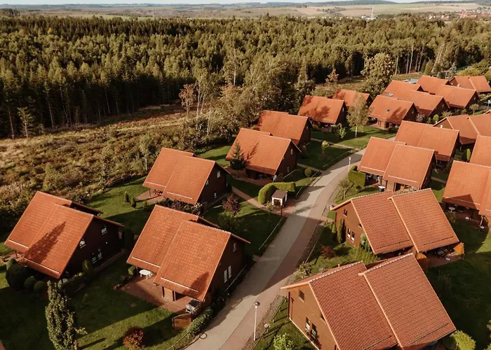 Holzblock-ferienhaus Im Naturerlebnisdorf Blauvogel *